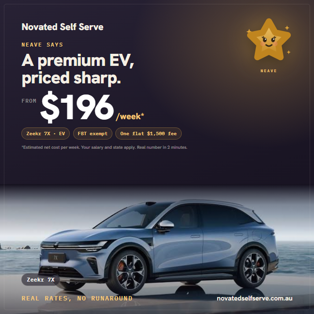 Zeekr 7X, EV, from $196 per week